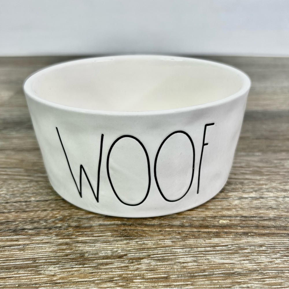 Rae Dunn | Pet Dog Bowl Woof NEW